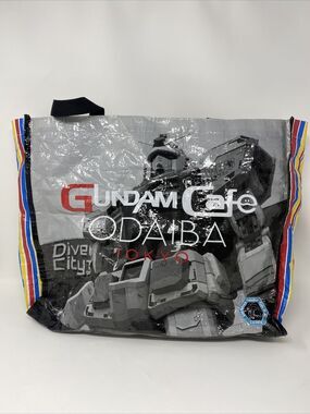 Gundam Cafe Tokyo Japan Store PBandai Official Tote Bag Limited Rare Vintage